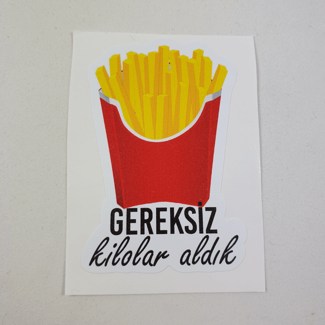 Gereksiz Kilolar Aldık Sticker